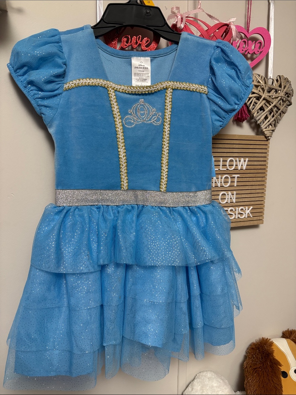 Disney Blue Princess Sparkle Tulle Dress
